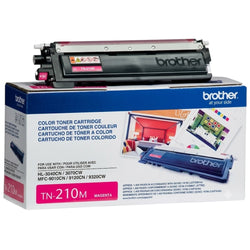 Brother TN-210M Standard Yield Magenta Laser Toner Cartridge, TN210M