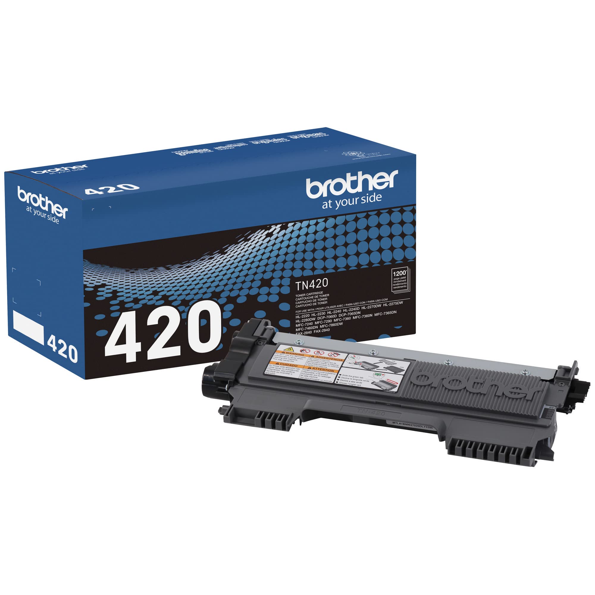 Original Brother TN420 Standard Yield Black Toner Cartridge | DoorStepInk