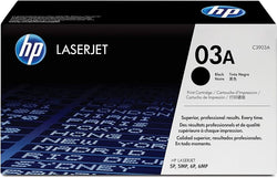 Original HP 03A Standard Yield Black Laser Toner Cartridge, C3903A 