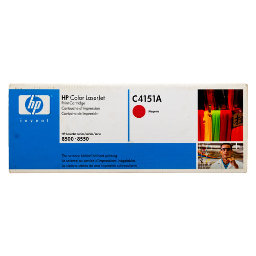 Genuine HP C4151A High-Yield Magenta LaserJet Toner Cartridge