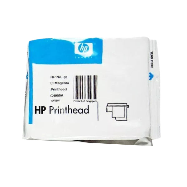 Genuine HP 81 Light Magenta Printhead ONLY DesignJet Ink Cartridge, C4955A