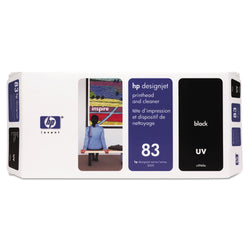 HP 83 Black DesignJet UV Printhead and Printhead Cleaner, C4960A