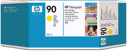 HP 90 Standard-Yield Yellow Inkjet Cartridge, C5064A