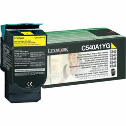 Genuine Lexmark Yellow Return Program Toner Cartridge,  C540A1YG