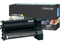 Orignal Lexmark C780A1YG Standard Yield Yellow Toner Cartridge