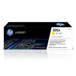 HP 305A Standard-Yield Yellow Original Toner Cartridge, CE412A