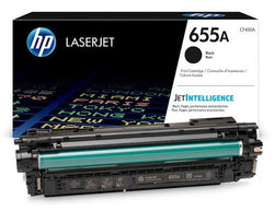 Original HP 655A Standard Yield Black Toner Cartridge, CF450A