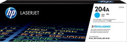 Original HP 204A Standard Yield Cyan  Toner Cartridge, CF511A