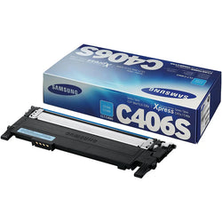 Orignal Samsung C406 Standard Yield Cyan Toner Cartridge, CLT-C406S