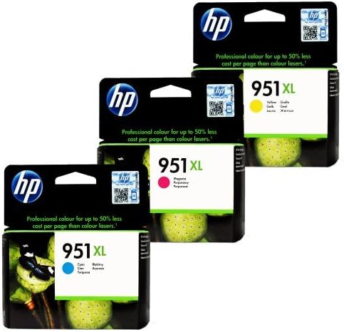 Genuine HP 951XL High Yield Tri-Color Ink Cartridge, CR318BN-3 Pack