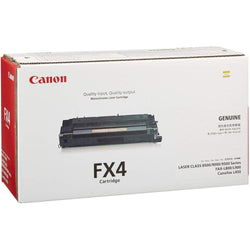 Genuine Canon FX-4 Black Toner Cartridge, 1558A002AA