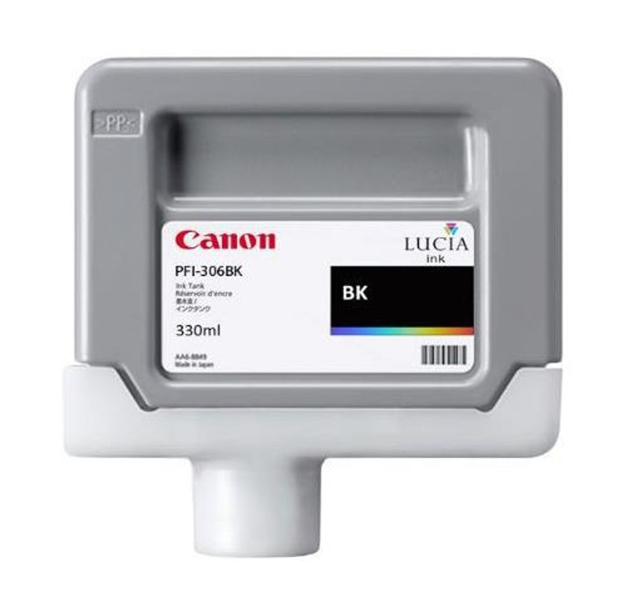 Canon PFI-306 330ml Black PFI-306BK Ink Cartridge, 6657B001AA