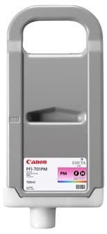 Genuine Canon 700ml PFI-701 Photo Magenta High-Yield Ink Cartridge, 0905B001AA