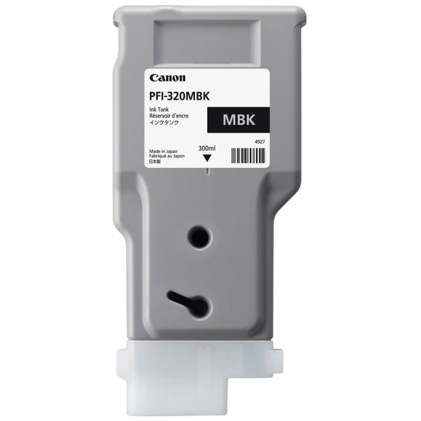 Canon PFI-320MBK 300ml High-Yield Matte Black Ink Cartridge, 2889C001AA
