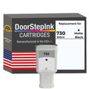 DoorStepInk Brand for HP 730 300ML (P2V71A) Matte Black Remanufactured in the USA Ink Cartridge, P2V71A
