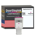 DoorStepInk Brand for HP 730 300ML (P2V69A) Magenta Remanufactured in the USA Ink Cartridge, P2V69A