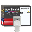 DoorStepInk Brand for HP 730 300ML (P2V70A) Yellow Remanufactured in the USA Ink Cartridge, P2V70A