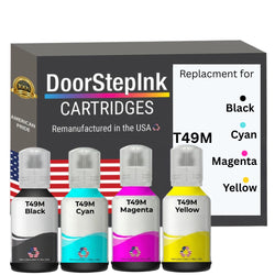 DoorStepInk Brand Replacement For Epson T49M (T49M4PK) 140 ml Standard Yield Sublimation Ink Bottle Made in the USA 