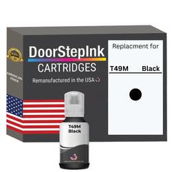 DoorStepInk Brand Replacement For Epson T49M (T49M120) 140 ml Black Standard Yield Sublimation Ink Bottle Made in the USA
