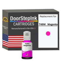 DoorStepInk Brand Replacement For Epson T49M (T49M320) 140 ml Magenta Standard Yield Sublimation Ink Bottle Made in the USA