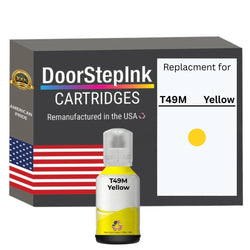 DoorStepInk Brand Replacement For Epson T49M (T49M420) 140 ml Yellow Standard Yield Sublimation Ink Bottle Made in the USA