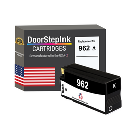 DoorStepInk Brand for HP 962 (3HZ99AN#140) Black Remanufactured in the USA Ink Cartridge