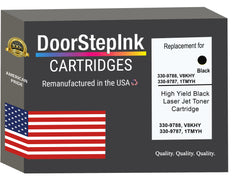 DoorStepInk Brand For Dell 330-9788, V8KHY, 330-9787, 1TMYH High Yield Black Remanufactured in the USA Toner Cartridge,330-9788, V8KHY, 330-9787, 1TMYH