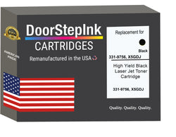 DoorStepInk Brand For Dell 331-9756, X5GDJ High Yield Black Remanufactured in the USA Toner Cartridge,331-9756, X5GDJ