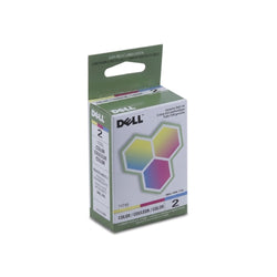 Original Dell Series 2 Standard Yield Color Ink Cartridge, 7Y745