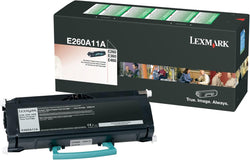 Original Lexmark E260 Standard Yield Black Toner Cartridge,E260A11A