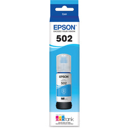 Epson 502 Cyan Ink Bottle, T502220-S