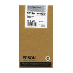 Epson T653 Light Light Black Ink Cartridge, T653900