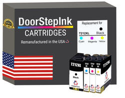 DoorStepInk Brand for Epson T212XL High Yield Remanufactured in USA Ink Cartridge,4-Pack