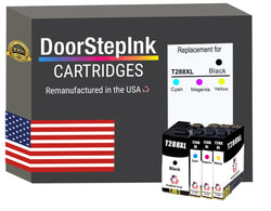 DoorStepInk Brand for Epson T288XL High Yield Remanufactured in USA Ink Cartridge,4-Pack