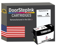 DoorStepInk Brand for Epson T288XL High Yield Black Remanufactured in USA Ink Cartridge,T288XL120