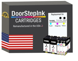 DoorStepInk Brand for Epson T410XL High Yield Remanufactured in USA Ink Cartridge,5-Pack
