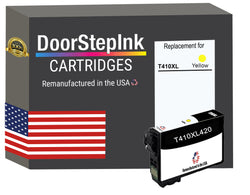 DoorStepInk Brand for Epson T410XL High Yield  Yellow Remanufactured in USA Ink Cartridge,T410XL420