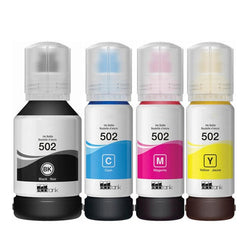 Genuine Epson T502 BMCY Standard Yield Ink Bottle T502220-S (Pack-4)