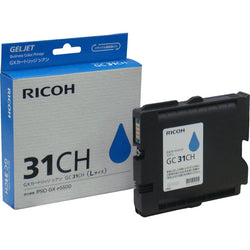Genuine Ricoh GC31CHHigh Yield Cyan Inkjet Cartridge