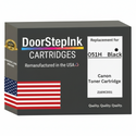 DoorStepInk Brand For Canon 051H High Yield Black Remanufactured in the USA Toner Cartridge, 2169C001