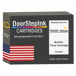 DoorStepInk Brand For Brother TN439Y High Yield Yellow Remanufactured in the USA Toner Cartridge,TN439Y