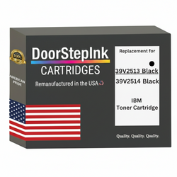 DoorStepInk Brand For IBM 39V2513, 39V2514 High Yield Black Remanufactured in the USA LaserJet Toner Cartridge,39V2513, 39V2514