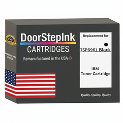 DoorStepInk Brand For IBM IP1532 High Yield Black Remanufactured in the USA LaserJet Toner Cartridge,75P6961