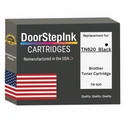 DoorStepInk Brand For Brother TN820 High Yield Black Remanufactured in the USA Toner Cartridge, TN-820