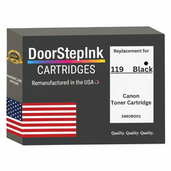 DoorStepInk Remanufactured in the USA For Canon 119 High Yield Black Toner Cartridge, 3480B001
