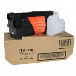 Original Kyocera FS-4000DN Standard Yield Black Toner Cartridge, TK-330E