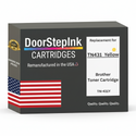 DoorStepInk Brand For Brother TN431Y High Yield Yellow Remanufactured in the USA Toner Cartridge,TN431Y