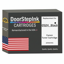 DoorStepInk Brand For Canon 052H High Yield Black Remanufactured in the USA LaserJet Toner Cartridge, 2200C001