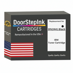 DoorStepInk Brand For IBM IP1834K High Yield Black Remanufactured in the USA LaserJet Toner Cartridge,39V2441