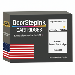 DoorStepInk Brand For Canon GPR-29 Yellow LaserJet Toner Cartridge,2641B004 Remanufactured in the USA